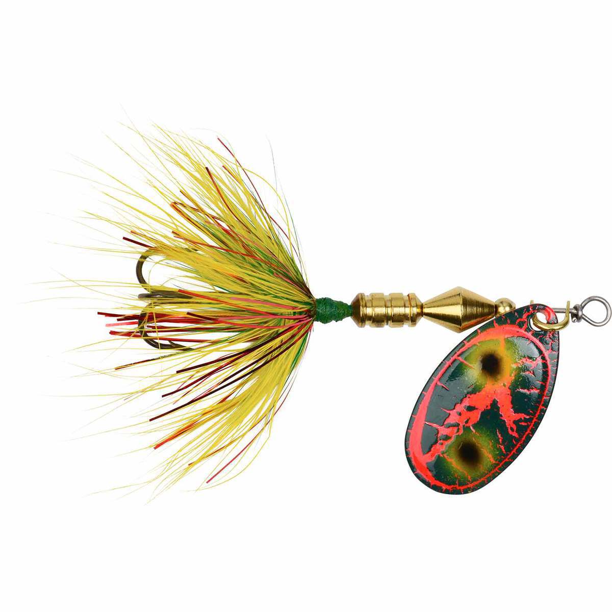 Yakima Sonic Rooster Tail Inline Spinner - Frog Bleeding, 1/4oz, 2-5/8in - Frog Bleeding Yakima Sonic Rooster Tail Inline Spinner - Frog Bleeding, 1/4oz, 2-5/8in - Frog Bleeding