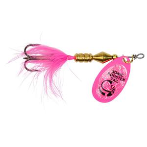 Yakima Sonic Rooster Tail Inline Spinner - Glitter Pink, 1/8oz, 2-3/8in