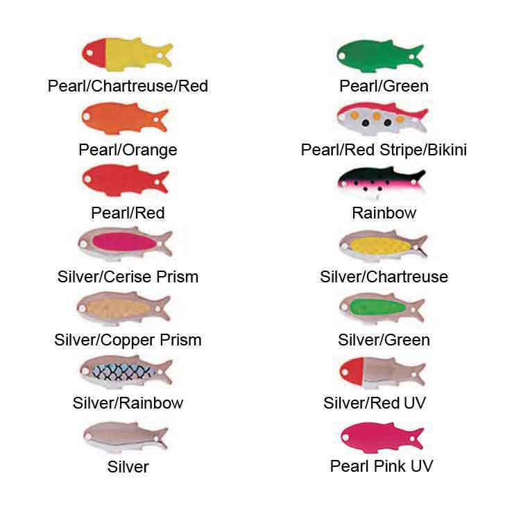 Yakima Triple Teazer Trolling Spoon - Rainbow, 5/64oz, 1-1/2in - Rainbow Yakima Triple Teazer Trolling Spoon - Rainbow, 5/64oz, 1-1/2in - Rainbow