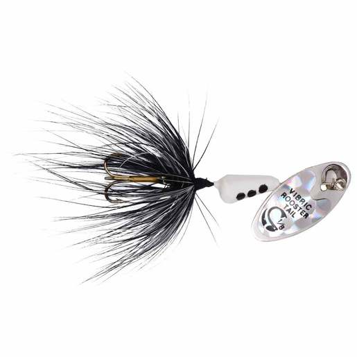 Yakima Bait Co. Vibric Rooster Tail Inline Spinner - Lime/Chartreuse Mylar #8 Treble Hook