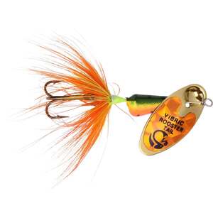 Yakima Vibric Rooster Tail Inline Spinner - Fire Tiger Mylar, 1/8oz, 2in