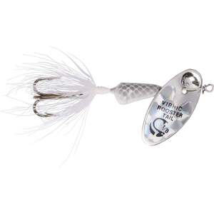 Yakima Vibric Rooster Tail Inline Spinner - White Mylar, 1/4oz, 2-1/2in