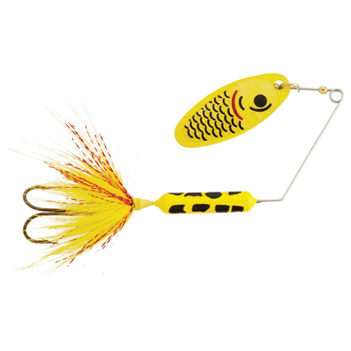 Yakima Wordens Super Rooster Tail Spinnerbait - Lemon Coachdog, 1/4oz, 3-1/4in - Lemon Coachdog Yakima Wordens Super Rooster Tail Spinnerbait - Lemon Coachdog, 1/4oz, 3-1/4in - Lemon Coachdog
