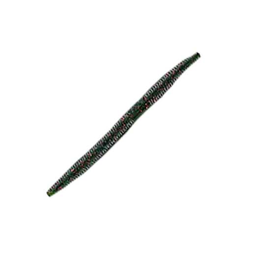 Yamamoto 5in Thin Senko Soft Stick Bait - Green Pumpkin/Large Black Flake