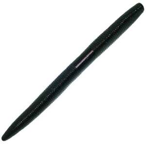 Yamamoto 6-Inch Senko Stick Bait - Black / Small Red Flakes, 6in