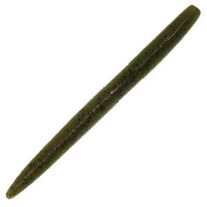 Yamamoto 6-Inch Senko Stick Bait - Green Pumpkin / Large Black Flakes, 6in
