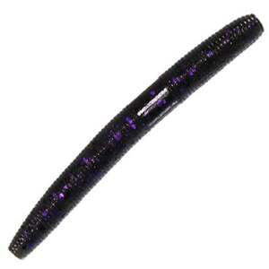 Yamamoto Slim Senko Stick Bait - Smoke/Large Black & Purple Flake, 3in
