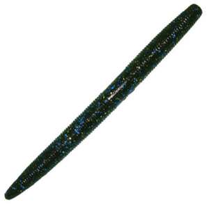 Yamamoto 5-Inch Senko Stick Bait - Smoke w/ Black Blue & Gold Glitter, 5in