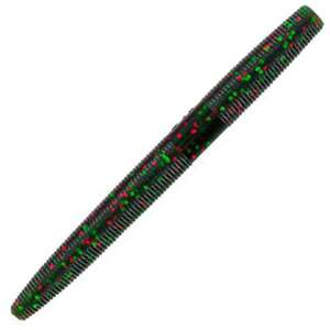 Yamamoto 4-Inch Senko Stick Bait - Watermelon / Large Red & Green Flakes, 4in