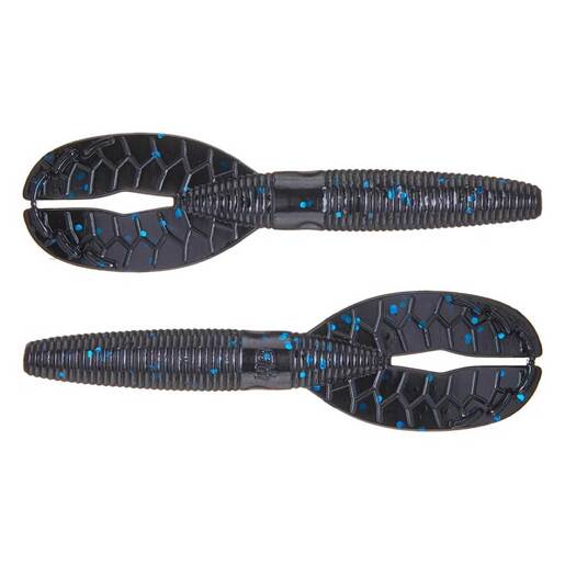 3.5 IN SHINOBI GRUB – PRL WHT – Blue Craw – Soft Baits