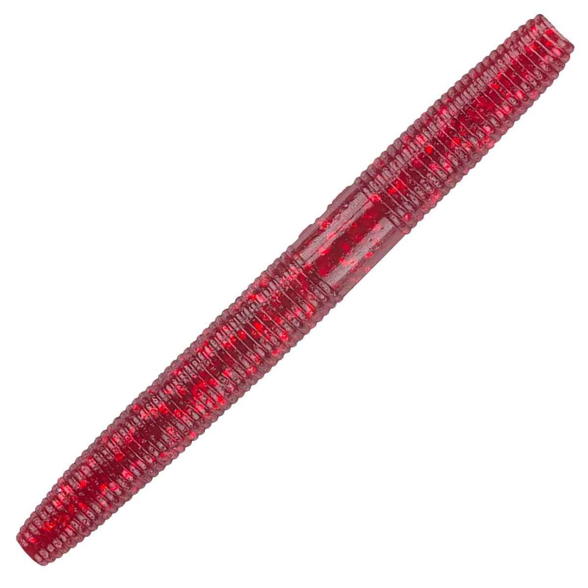 Red Shell Core Shot Stickbaits Yamamoto Slim Senko Stick Bait - Red/Large Red Flake, 3in | Sportsman's ...