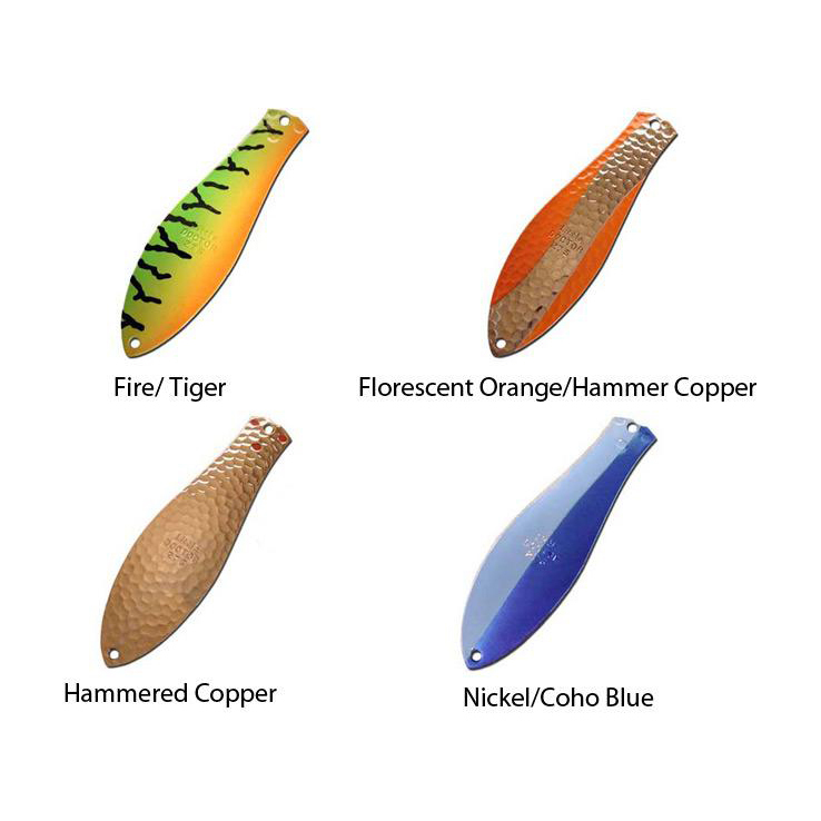 Yellow Bird Baby Doctor Trolling Spoon - Hammered Copper, 3/8oz, 2-1/2in - Hammered Copper Yellow Bird Baby Doctor Trolling Spoon - Hammered Copper, 3/8oz, 2-1/2in - Hammered Copper