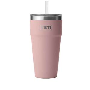 YETI Rambler 26oz Cup with Straw Lid - Sandstone Pink