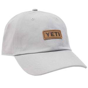 YETI Soft Crown Leather Badge Logo Hat