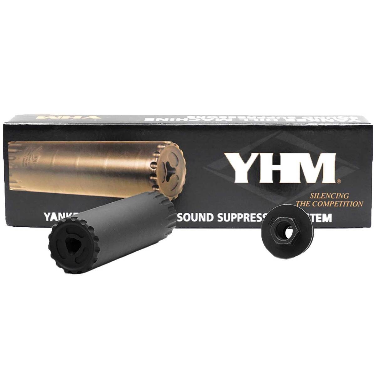 YHM R9 9mm Luger/.30 Cal Suppressor - Matte Black Cerakote | Sportsman ...