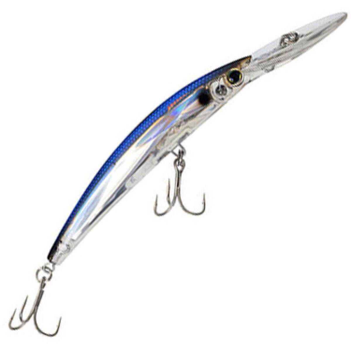 Yo Zuri Crystal 3D Minnow Deep Diver Minnow Bait - Blue Silver, 7/8oz, 5-1/4in, 10-13ft - Blue Silver Yo Zuri Crystal 3D Minnow Deep Diver Minnow Bait - Blue Silver, 7/8oz, 5-1/4in, 10-13ft - Blue Silver