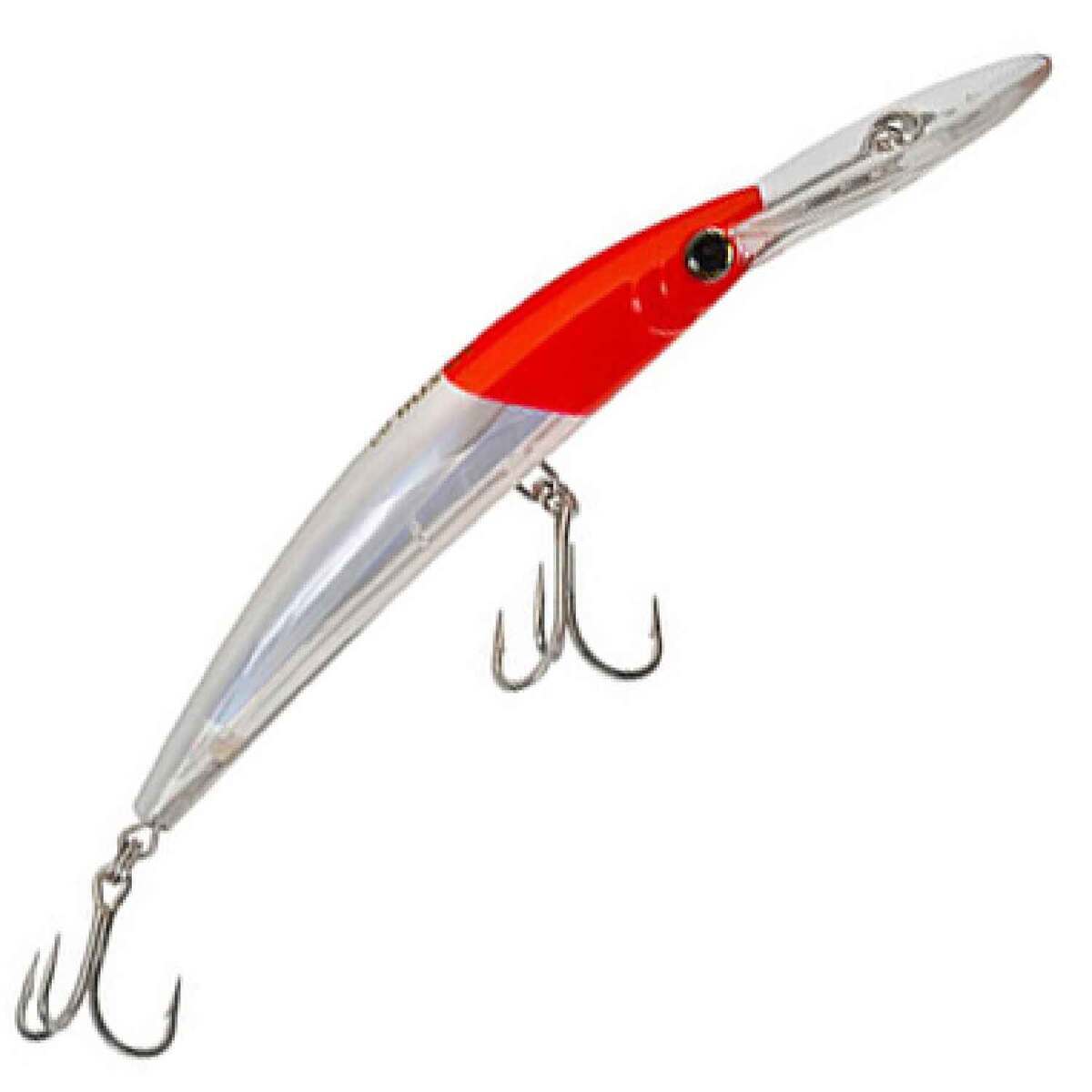 Yo Zuri Crystal 3D Minnow Deep Diver Deep Diving Crankbait - Red Head, 7/8oz, 5-1/4in, 10-13ft - Red Head Yo Zuri Crystal 3D Minnow Deep Diver Deep Diving Crankbait - Red Head, 7/8oz, 5-1/4in, 10-13ft - Red Head