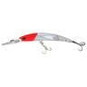 Yo Zuri Crystal 3D Minnow Deep Diver Jointed Deep Diving Crankbait - Red Head, 7/8oz, 5-1/4in, 10-13ft - Red Head