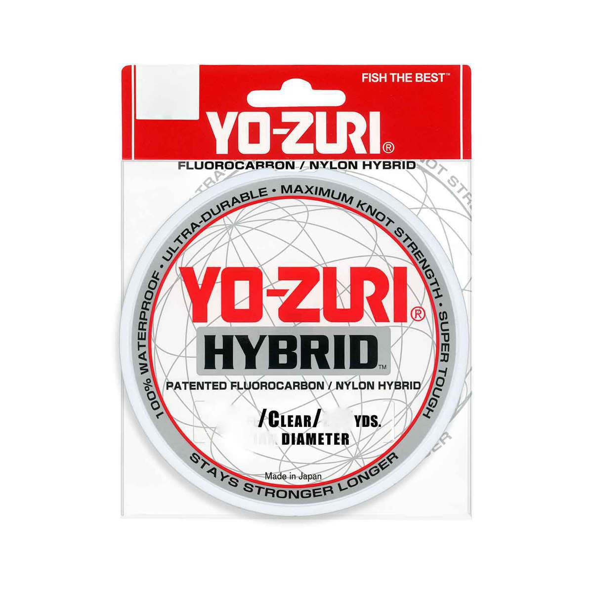 Yo-Zuri Hybrid Copolymer Fishing Line - 8lb, Clear, 275yds