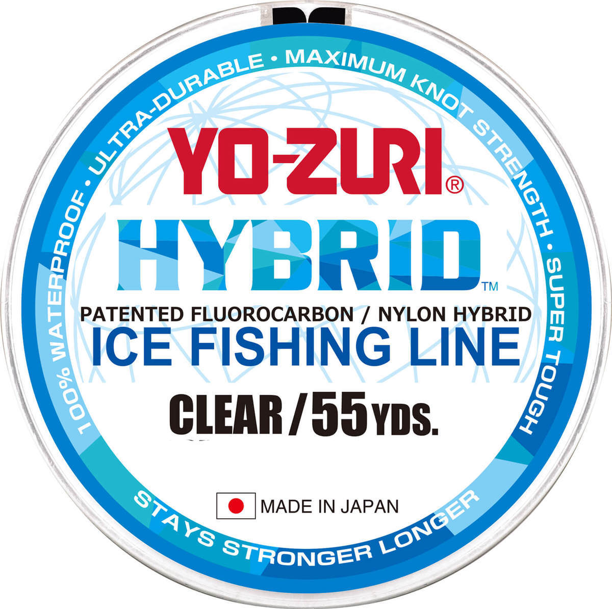 Yo-Zuri Hybrid Ice Line Clear 4lb 55yd 4HBICE55YDCL