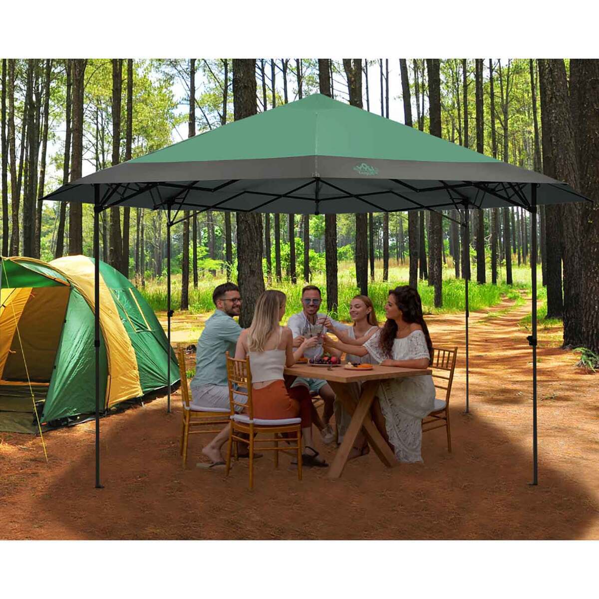 YOLI Octa EasyLift 170 15.5ft x 11ft Canopy - Green - Green YOLI Octa EasyLift 170 15.5ft x 11ft Canopy - Green - Green