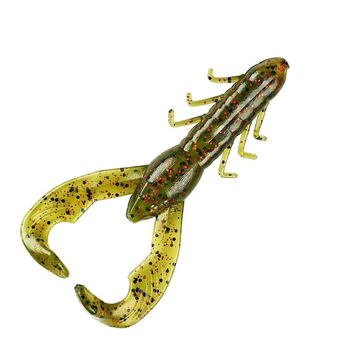 YUM 3.5 Christie Craw Bass Fishing Crawfish, Green Pumpkin, 8 Pack, Made in USA | UK YUM 3.5 Christie Craw Bass Fishing Crawfish, Green Pumpkin, 8 Pack, Made in USA | UK