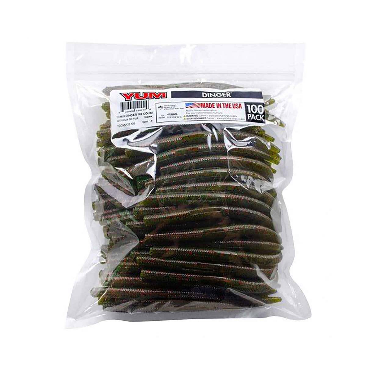 Yum Dinger 5 inch Soft Stick Bait 100pk Yum Dinger 5 inch Soft Stick Bait 100pk