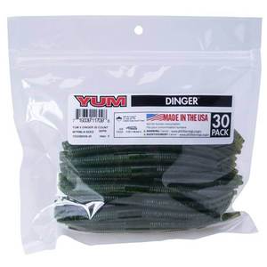 YUM 6 Inch Dinger Stick Bait - Watermelon Seed, 5in