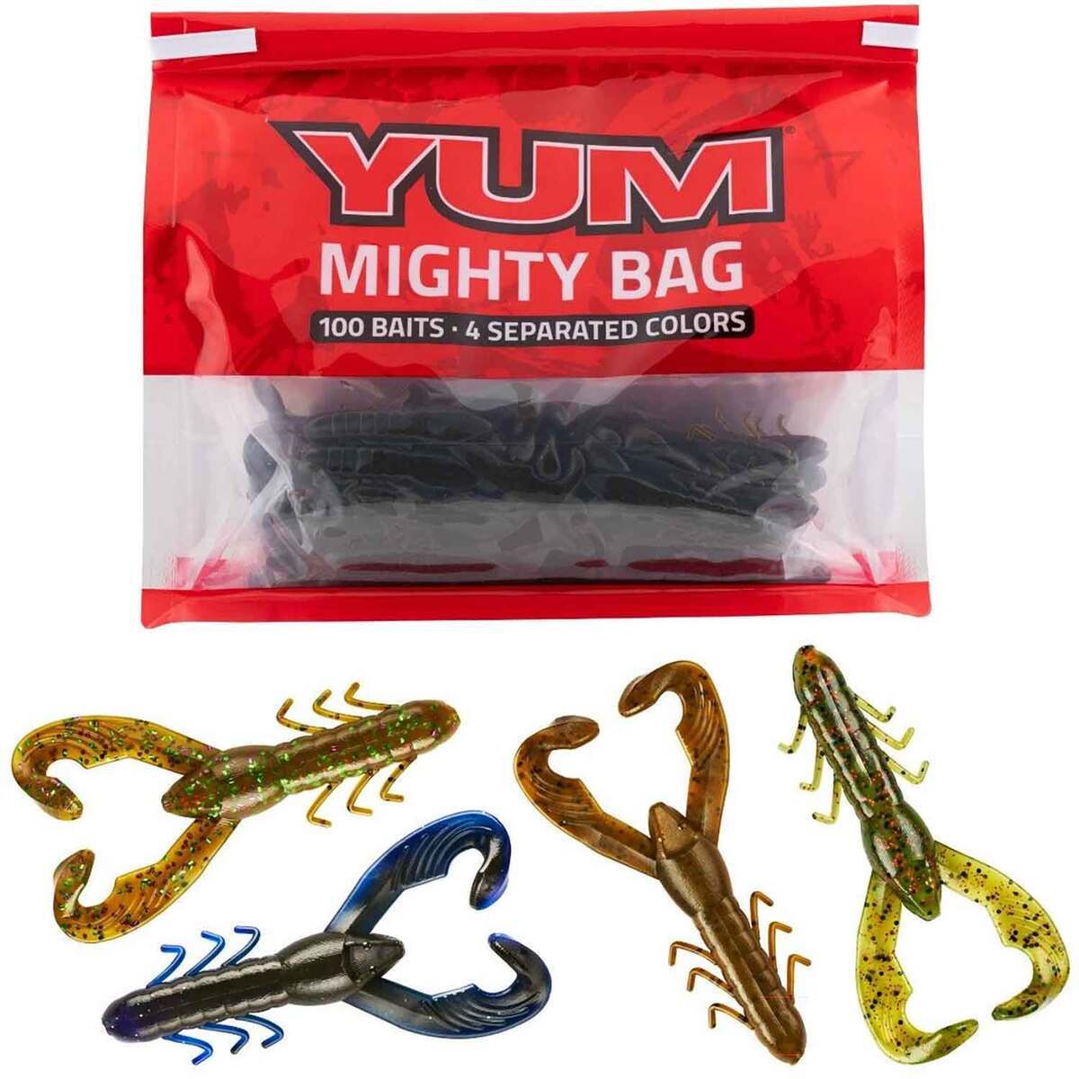 YUM Mighty Bag Christie Craw Craw Bait Assortment - Christie's Top