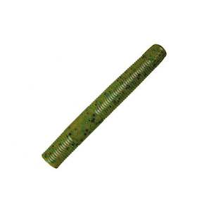 YUM Ned Dinger Stick Bait - Amber/Green Flake, 3in