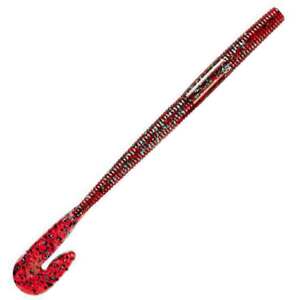 YUM Thump N Dinger Worms - Red Bug, 6in