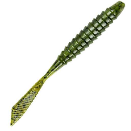 Yum Warning Shot Finesse Worm – Green Pumpkin