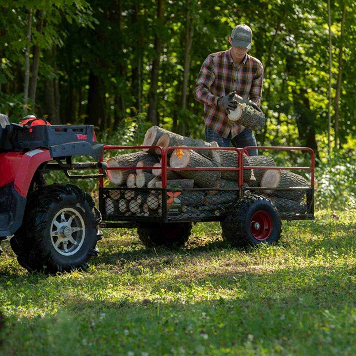 Yutrax HC1500 High Capacity Single Axle ATV Trailer Yutrax HC1500 High Capacity Single Axle ATV Trailer