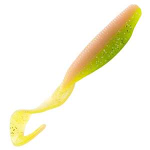 Z Man Scented Curly TailZ Soft Minnow Bait - Electric Chicken, 4in
