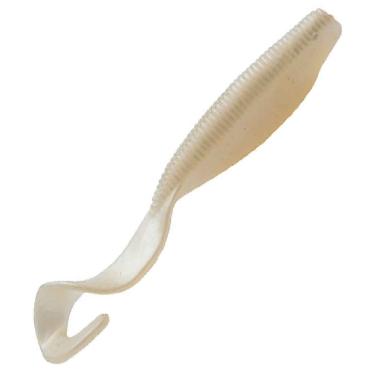 Z-Man Scented Curly TailZ Soft Minnow Bait- Pearl, 4in - Pearl Z-Man Scented Curly TailZ Soft Minnow Bait- Pearl, 4in - Pearl