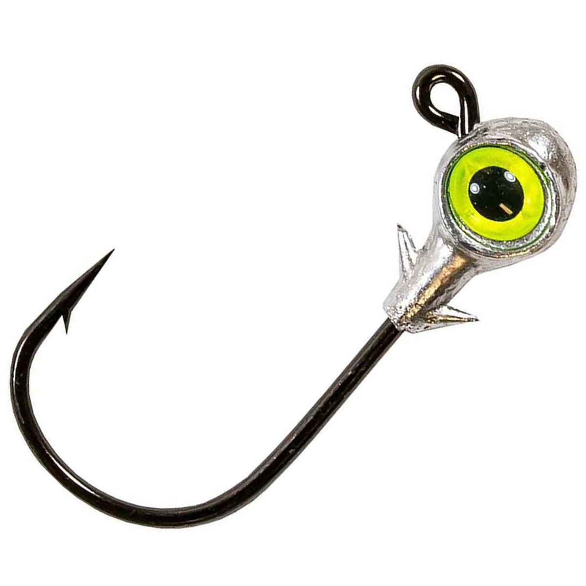 Z-Man Trout Eye Round Jig Head - Chartreuse, 3/16oz - Chartreuse 3/16oz Z-Man Trout Eye Round Jig Head - Chartreuse, 3/16oz - Chartreuse 3/16oz