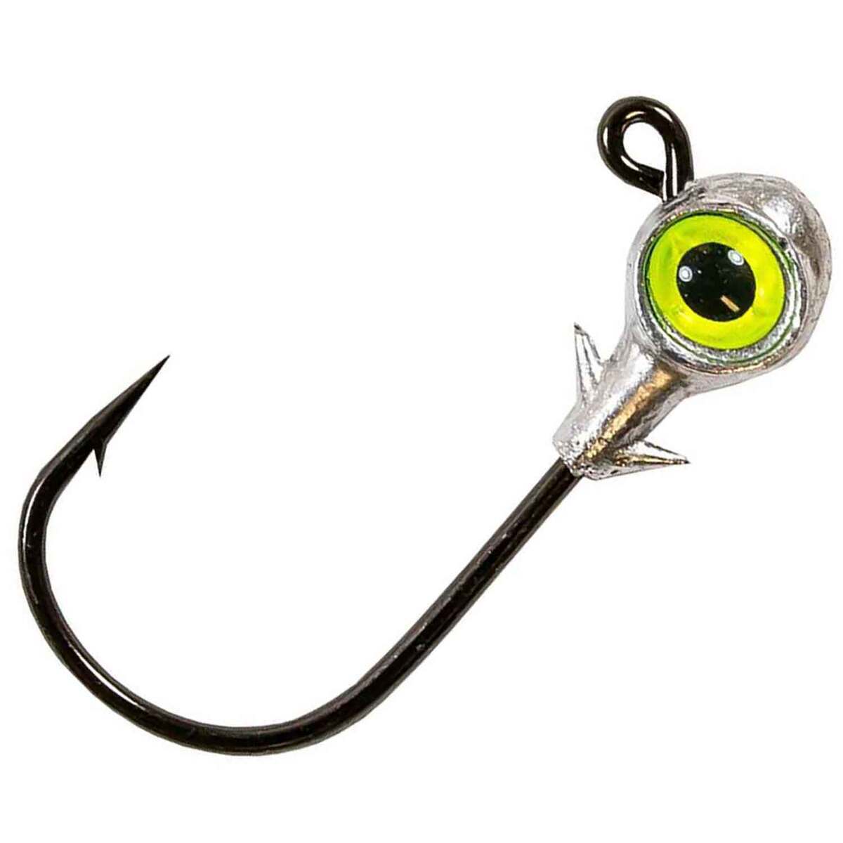 Z-Man Trout Eye Round Jig Head - Chartreuse, 3/16oz - Chartreuse 3/16oz Z-Man Trout Eye Round Jig Head - Chartreuse, 3/16oz - Chartreuse 3/16oz