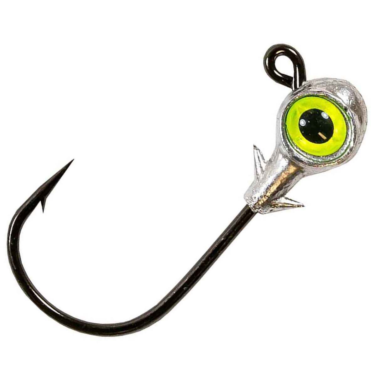 Z-Man Trout Eye Round Jig Head - Chartreuse, 3/16oz - Chartreuse 3/16oz Z-Man Trout Eye Round Jig Head - Chartreuse, 3/16oz - Chartreuse 3/16oz
