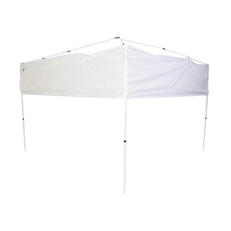 Z Shade 2 Side Half Wall - White Polyester Z Shade 2 Side Half Wall - White Polyester