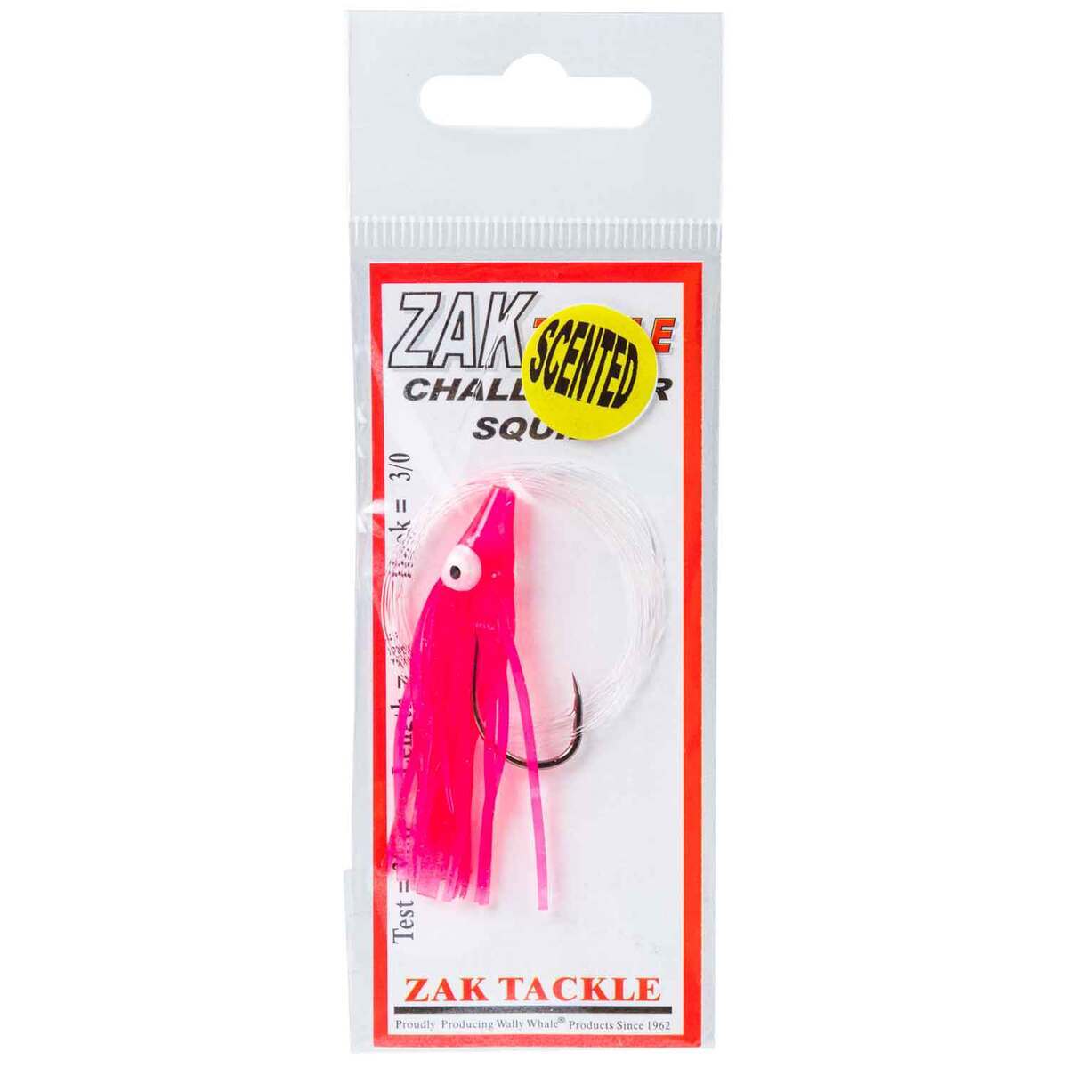 Zak Tackle Mini Rigged Squid - Hot Pink, 2.5in, 3/0 Hook - Hot Pink Zak Tackle Mini Rigged Squid - Hot Pink, 2.5in, 3/0 Hook - Hot Pink