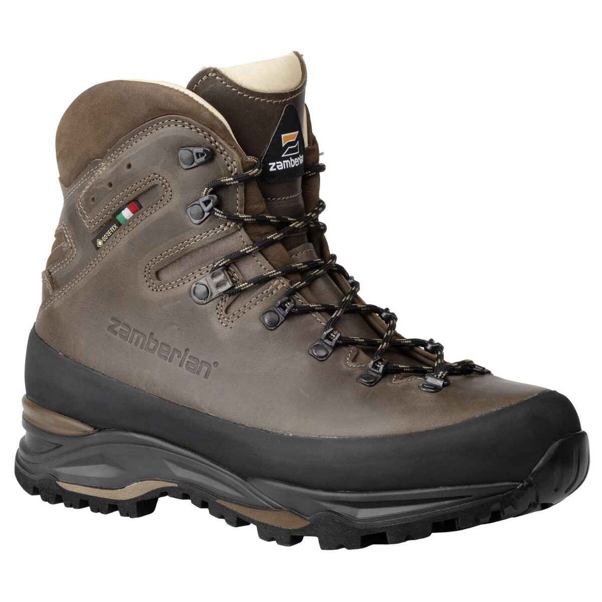 Zamberlan Men's Guide Max GTX Waterproof Mid Hiking Boots - Dark Brown - Size 10.5 - Dark Brown