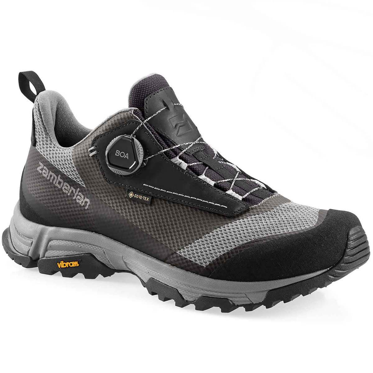 Zamberlan Men's Mamba BOA Waterproof Low Hiking Shoes - Black - Size 10 ...