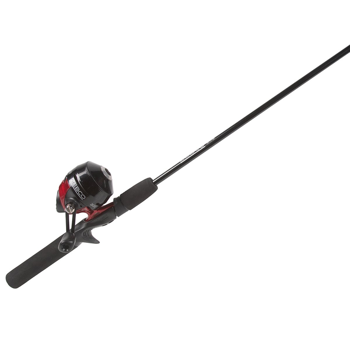 Zebco 202 Spincast Reel and Fishing Rod Combo, 5-Foot 6-Inch 2-Piece  Fishing Pole
