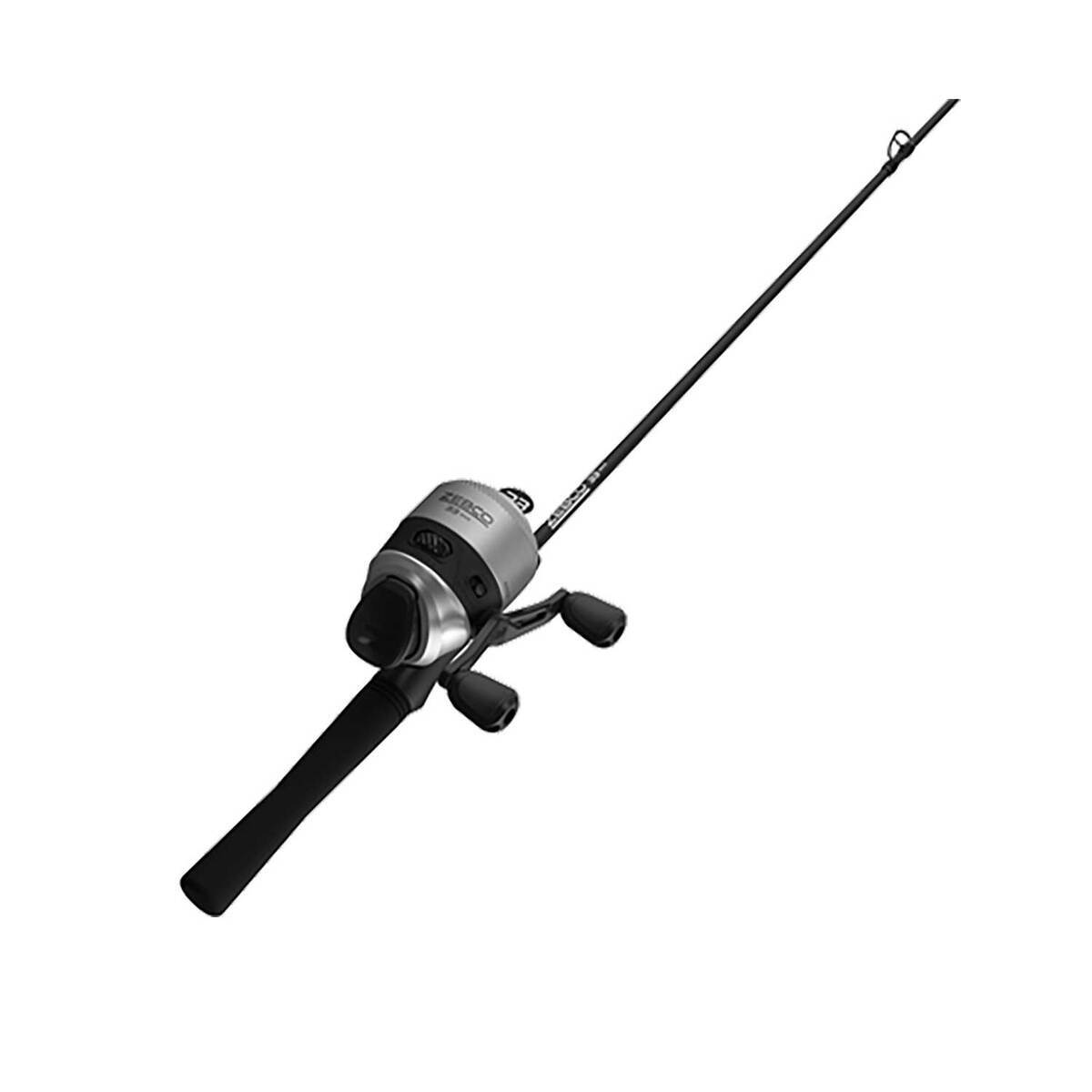 Zebco 33 Max Spincast Combo - 6ft 6in, Medium-Heavy Power, 2pc - Silver/Black 60 Zebco 33 Max Spincast Combo - 6ft 6in, Medium-Heavy Power, 2pc - Silver/Black 60