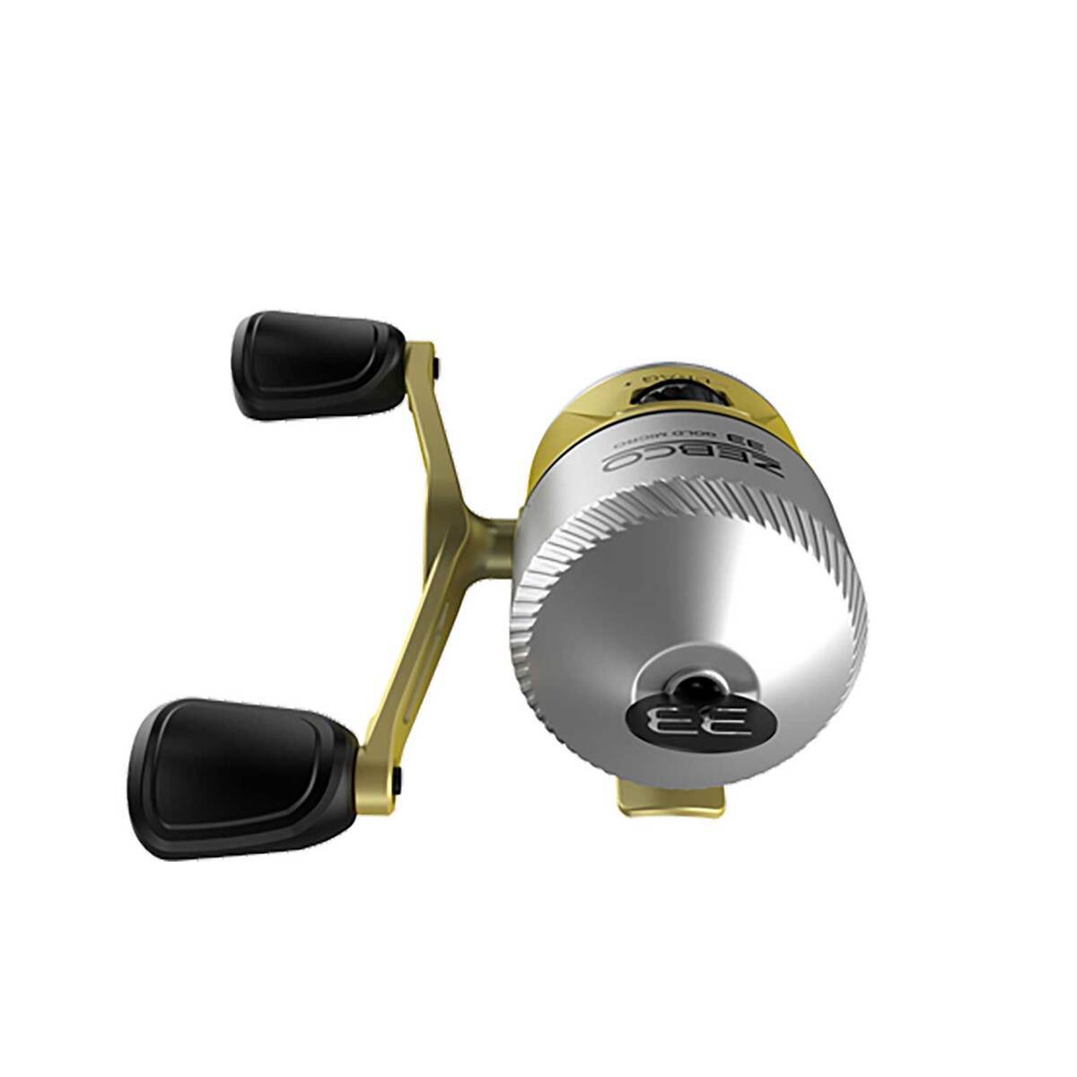 Zebco 33 Micro Gold Spincast Reel - Size 10 - 10 Zebco 33 Micro Gold Spincast Reel - Size 10 - 10