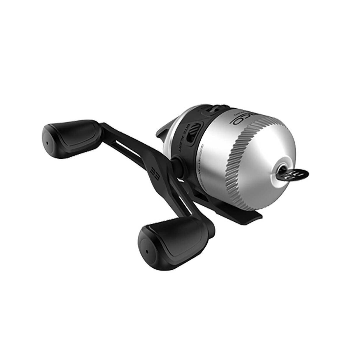 Zebco 33 Micro Spincast Reel - Size 10 - Silver/Black 10 Zebco 33 Micro Spincast Reel - Size 10 - Silver/Black 10
