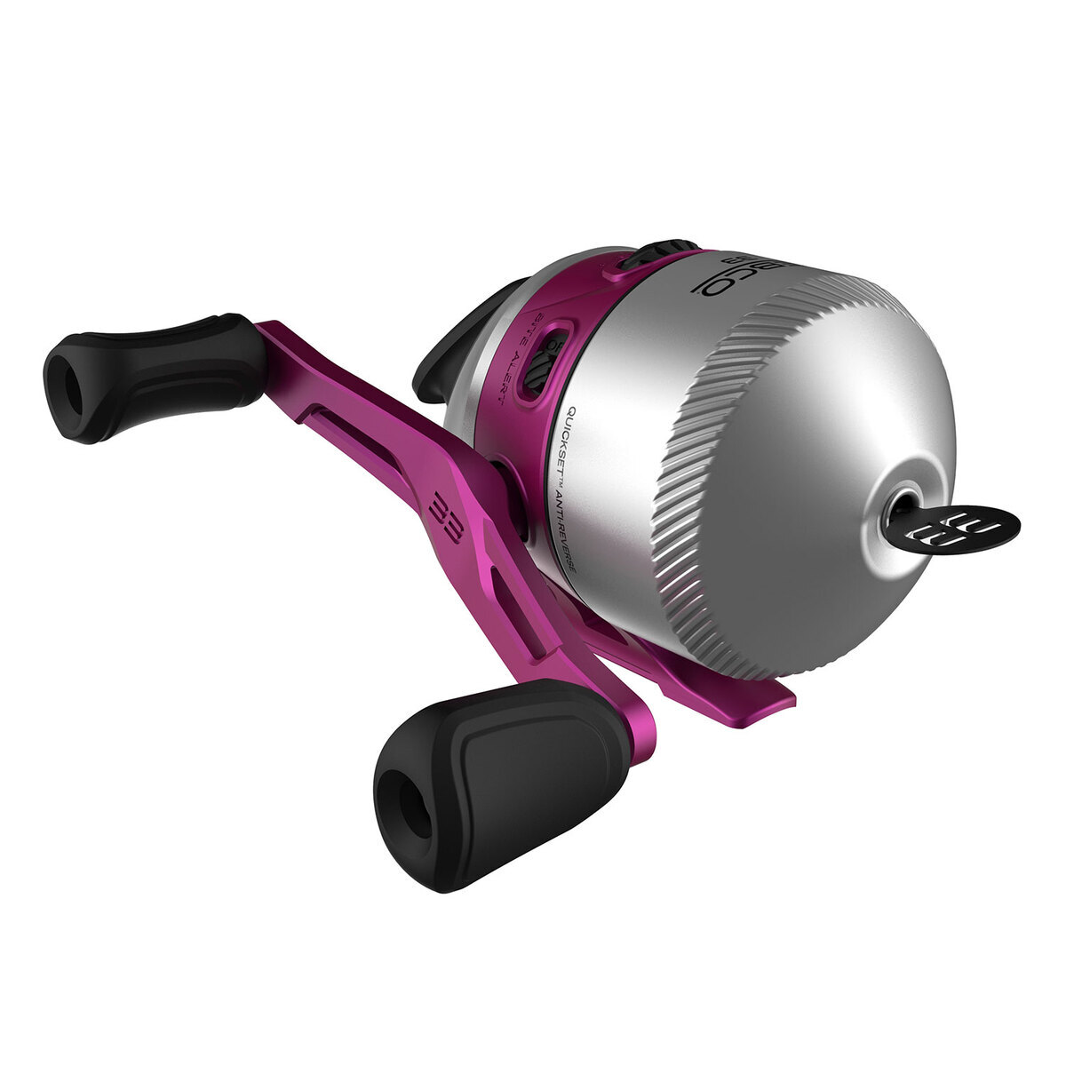 Zebco 33 Pink and Silver Spincast Combo - 5ft 6in, Medium Power, 2pc - Pink SIlver Zebco 33 Pink and Silver Spincast Combo - 5ft 6in, Medium Power, 2pc - Pink SIlver