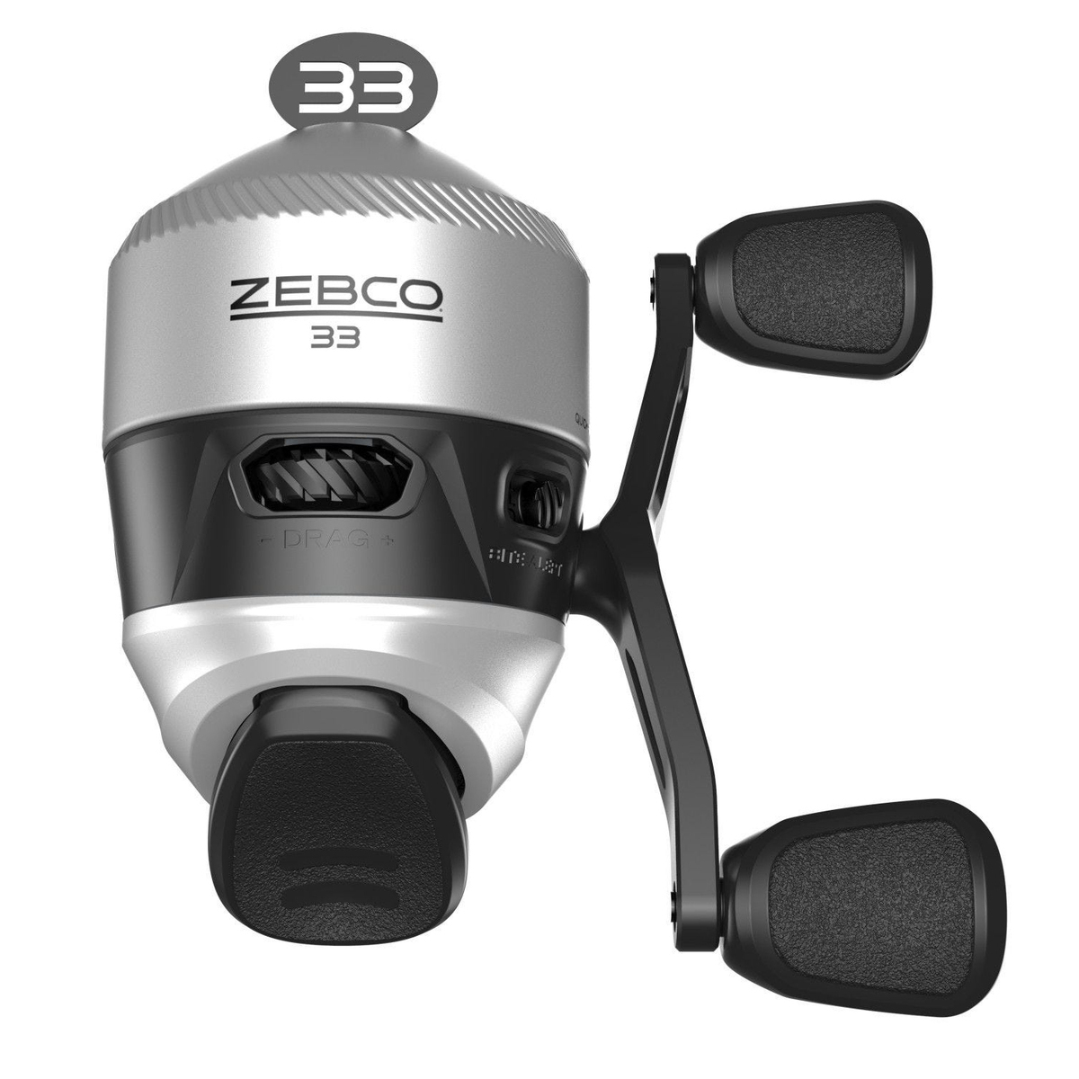 Zebco 33 Spincast Reel - Silver/Black 30 Zebco 33 Spincast Reel - Silver/Black 30