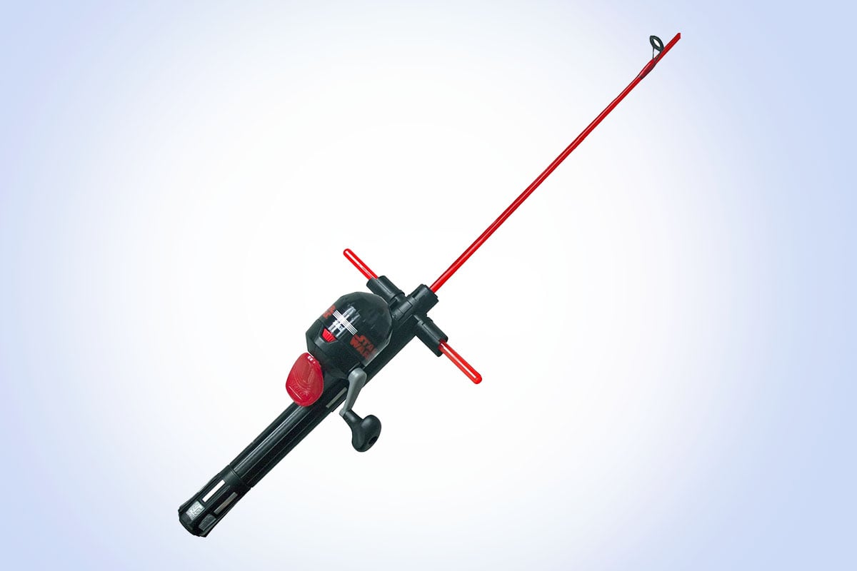 Zebco Star Wars Kylo Ren Spincast Youth Combo fishing pole