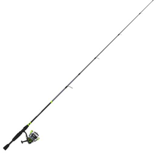 Zebco Stinger Light Spinning Rod and Reel Combo - 2pc - Silver/Green 40